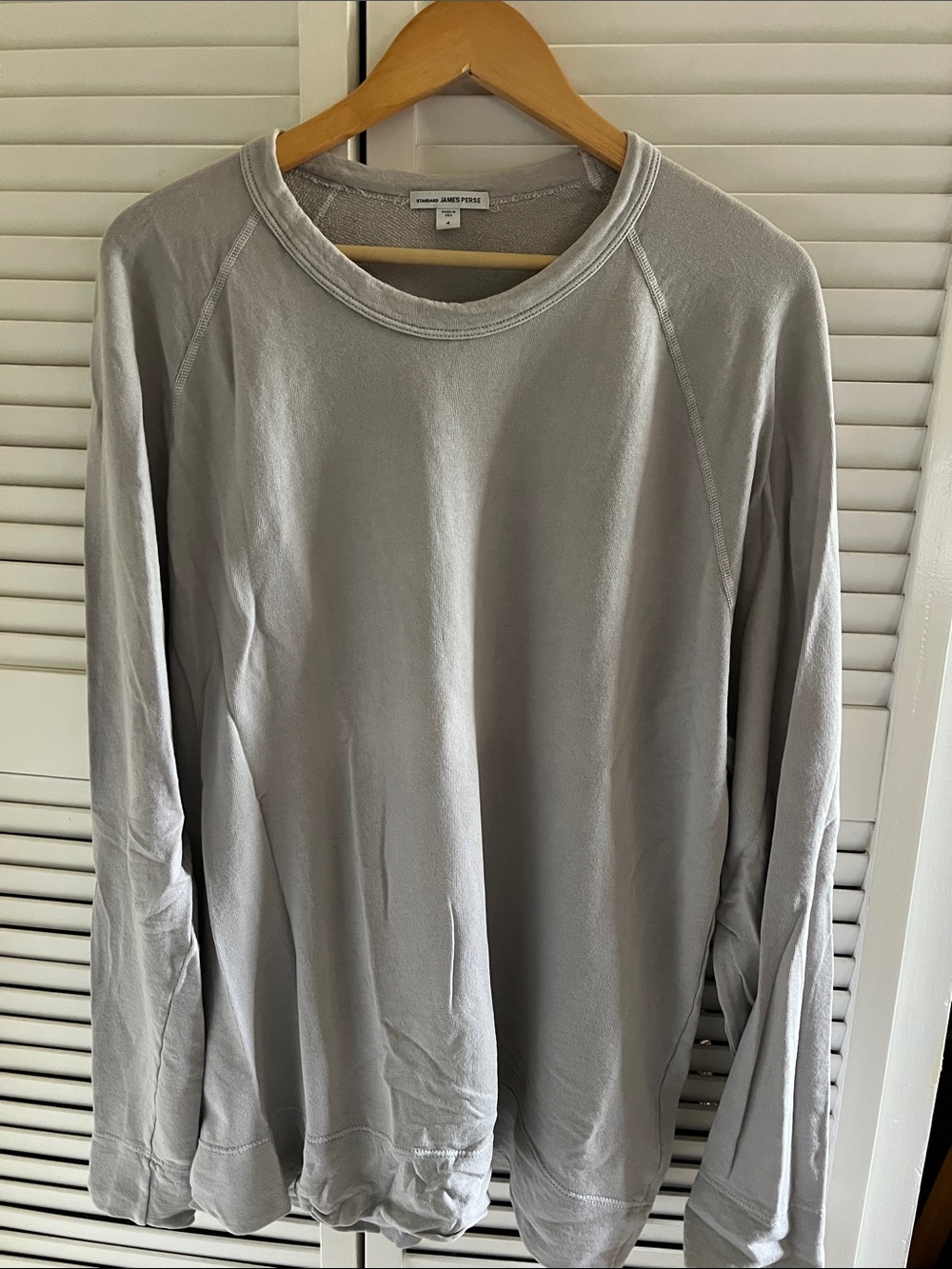 🕊️James Perse Vintage French Terry Relaxed Sweatshirt - Breeze Pigment - 4🕊️
